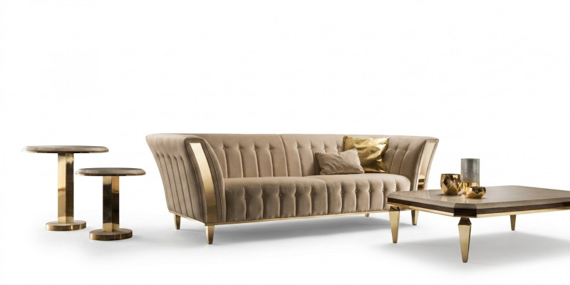 Dräi-Sëtzer Couch Polster Design Sofa 3 Sëtz Sofas Zëmmer Luxus Couchen Miwwelen Nei