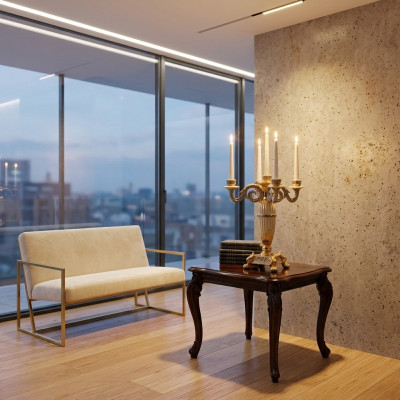 Edelt Design Couchtisch Wunnzëmmer Bäistelltisch Klassëschen Dësch Holz Dëscher