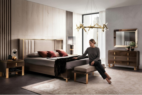 Bett Këssen Design Duebel Better Hotel Schlofzëmmer 180x200cm arredoclassic
