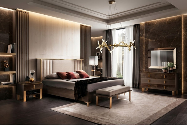 Bett Këssen Design Duebel Better Hotel Schlofzëmmer 180x200cm arredoclassic