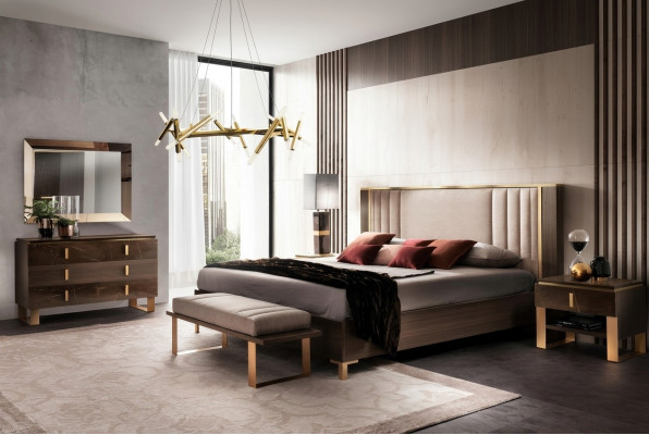 Luxus Schlofzëmmer Sets Bett 2x Nuetsdësch Klasseschen Design Better Miwwel 3 Stéck.