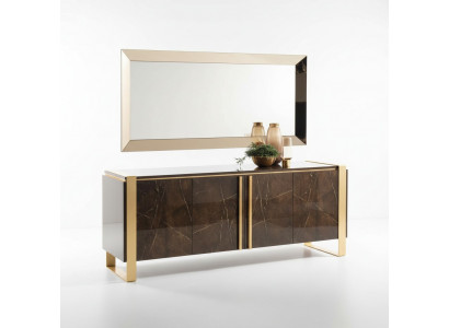 Konsolendësch Kommode mat Spigel Luxusklass Moobel Set Konsole 2tlg. Holz Nei