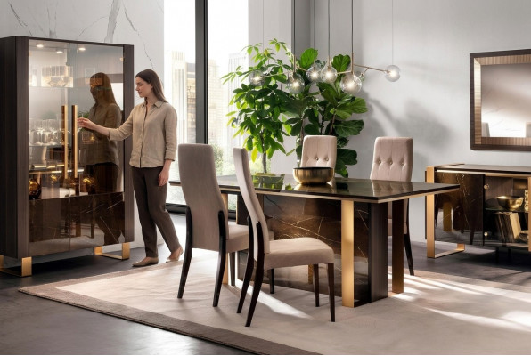 Iessdësch Dësch Grupp Iesszëmmer Wunnzëmmer Garnitur Holz Design Dëscher 200x100cm