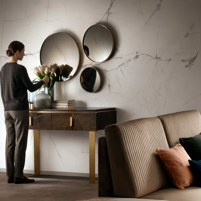 Konsolendësch Design Holz Dësch Konsol Konsolendëscher Schminkdësch Sideboard