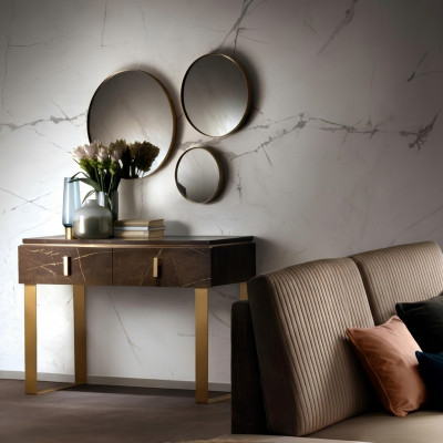 Konsolendësch Design Holz Dësch Konsol Konsolendëscher Schminkdësch Sideboard