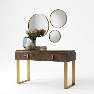 Konsolendësch Design Holz Dësch Konsol Konsolendëscher Schminkdësch Sideboard