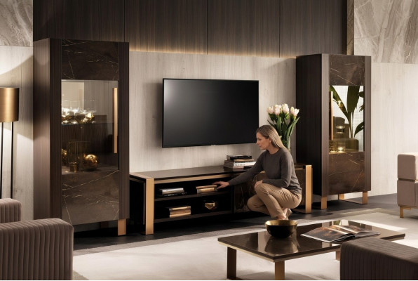 Designer rtv tv Kommod Anrichte Schaf Zëmmer Regal Luxus Wunnen