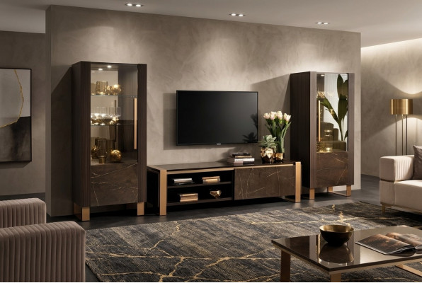 Designer rtv tv Kommod Anrichte Schaf Zëmmer Regal Luxus Wunnen