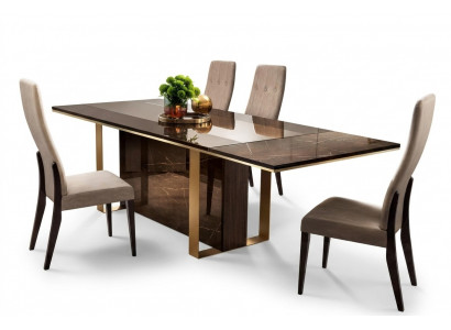 Designer Iessdësch Design Dësch Holz Iesszëmmer Wunnzëmmertësch Italienesch Miwwelen