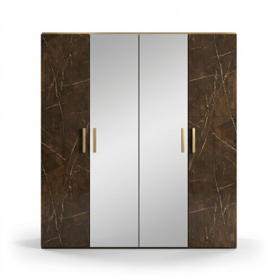 Luxus Kleederschaf Designer Kleederschief Héichglanz Miwwelen Wunnen Holz Neit