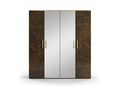 Luxus Kleederschaf Designer Kleederschief Héichglanz Miwwelen Wunnen Holz Neit