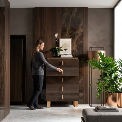 Kommod Sideboard Kommoden Sideboards 5 Tirangen Héichschaf Schaf Holz Neien