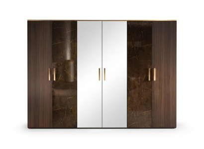 Luxus Kleederschaf Kleederschief Designer Héichglanz Miwwelen Wunnen Holz Nei