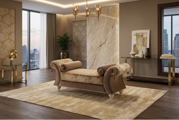 Chaiselongue Canapé Léif Couch Léien Chaise Textil Barock Rokoko arredoclassic