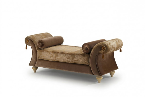Chaiselongue Canapé Léif Couch Léien Chaise Textil Barock Rokoko arredoclassic