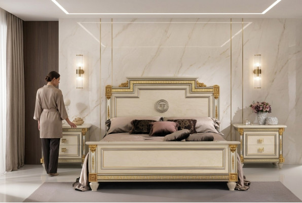 Italienesch Miwwelen Bett Better Holzbett Massivholz Duebelbett Nei arredoclassic