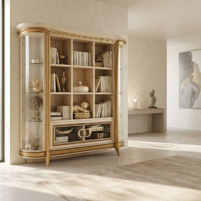 Büro Bicherregal Akteschaf Luxus Miwwelen Stil Antik Schaf arredoclassic