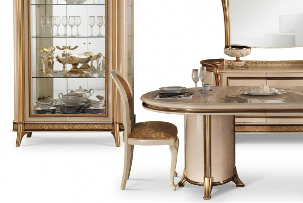 Sëtz Still 1x Iesszëmmer Lounge Gepolsterte Still arredoclassic Fernseh Fauteuil