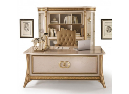 Design Büro Schreifdësch Dësch Sëtz Ariichtung mat Stull 2tlg. arredoclassic