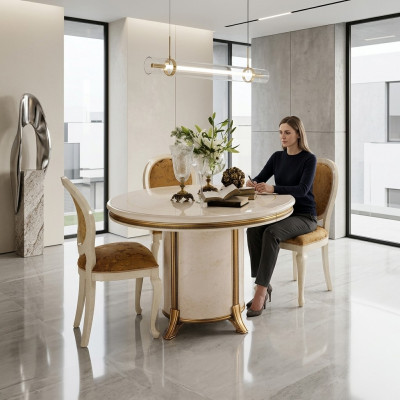 Ronnen Dësch Designer Iessdësch Design Dësch Holz Iesszëmmer Wunnzëmmerdësch ronn