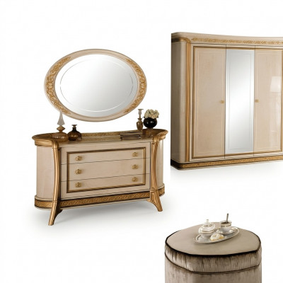 Spigel Kommod Schaf Kommoden Schlofkummer Set Holz Klassesch Stil 2tlg.
