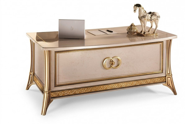 Luxus Schreifdësch Bureau Büro Office Antik Stil Rokoko Barock Schreifdëscher Nei