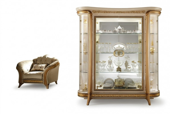 Vitrin Kommoden Vitrinnen Kommodenschaf Glas Schaf Italien arredoclassic