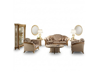 Sofagarnitur 3+2+1 Sëtzer Wunnlandschaft Sofa Canapé Arredoclassic Garnitur Sofas