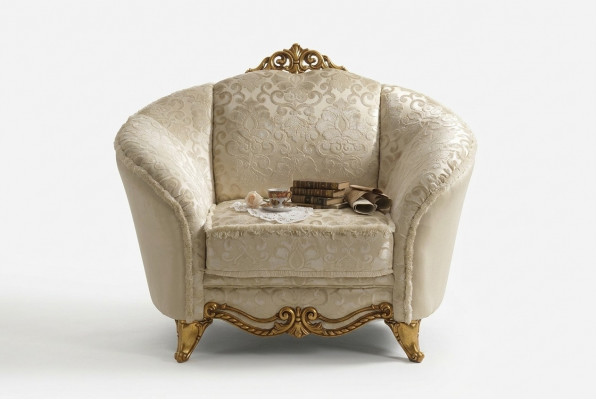 Design Luxus Still Sessel Sofa 1 Sëtzer Fernseh Lounge Chaise Sofa Textil Neit