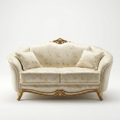 Sofa 2 Sëtzer Luxus Designer Couch Neit Sofa Luxus Polstersoffen Zweisëtzer Miwwelen