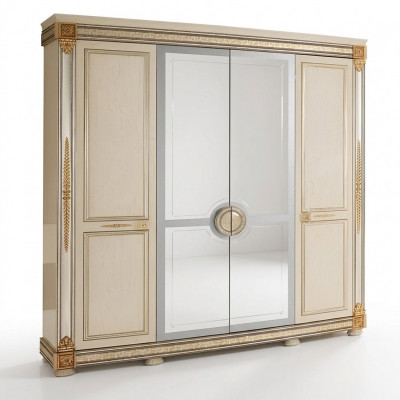 Luxus Kleederschaf Kleederschief Héichglanz Miwwelen Designer Wunnen Holz Nei