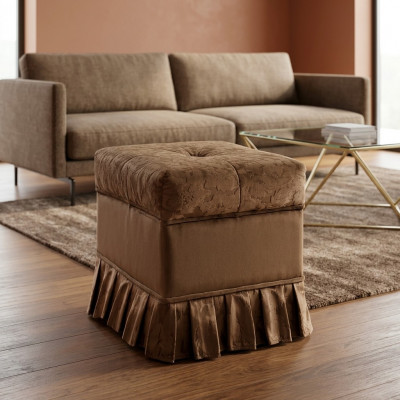Design Hocker Bank Luxus Pouf Foussbank Miwwelen Polstersëtz Hocker arredoclassic
