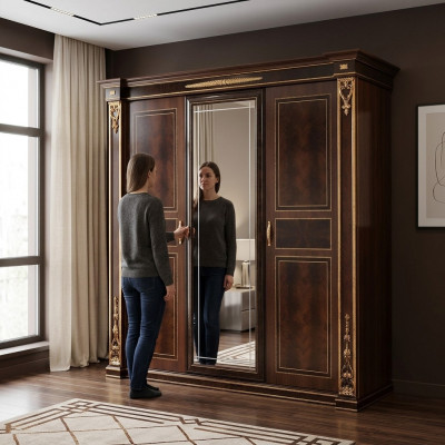 Kleederschaf Design Kleederschief Schlofzëmmer Miwwelen Wunnen Miwwelen Holz Nei
