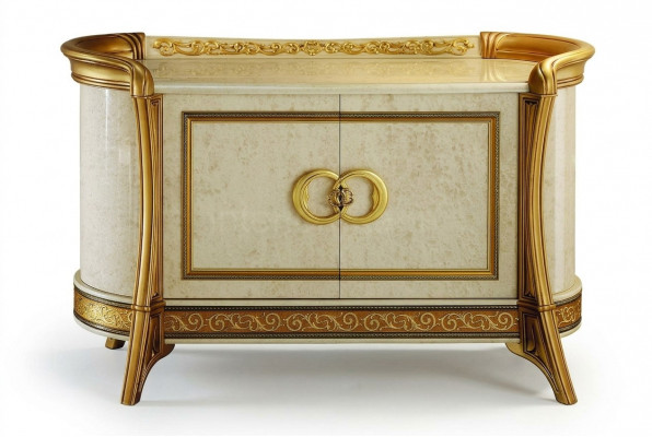 Kommode Design Holzkommoden Schaf Luxus Säitendësch Niddreg Dësch Anrichte Beige