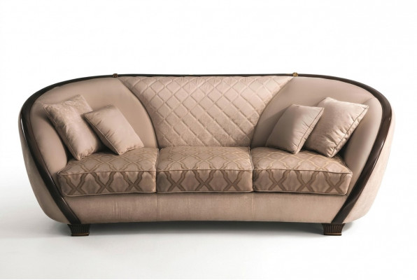 Sofa Canapé Polster 3 Sëtzer Textil Sofas Canapéë Sëtz Garnituren Design Club