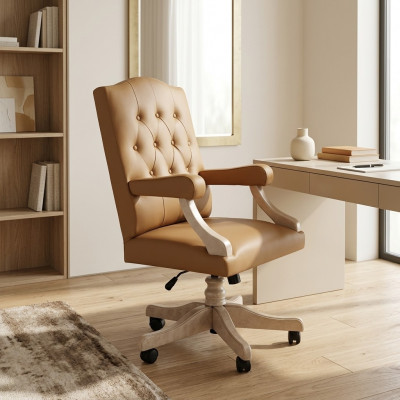 Luxus Büro Sëtz Stull Polster Still Designer Miwwelen Büro Chef Dréiend