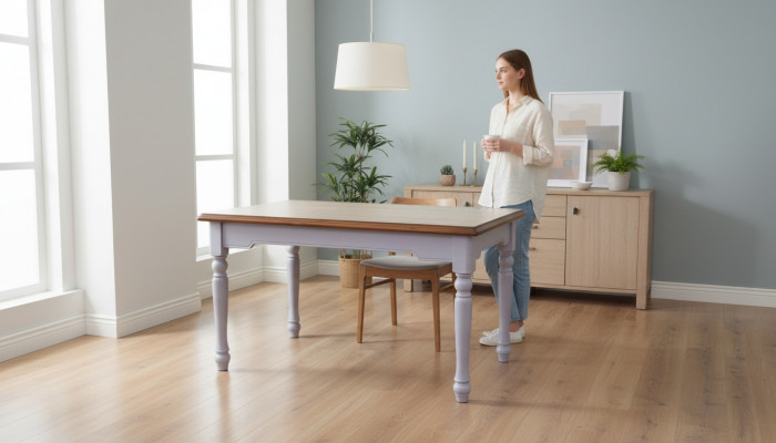 Iessdësch Iessdëscher Dëscher Dësch Büro Design Holz Konferenzdësch Reunioun 140cm