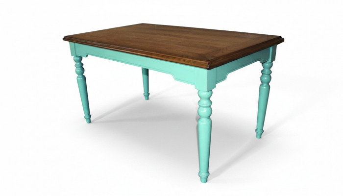 Iessdësch Dësch Grupp Iesszëmmer Wunnzëmmer Garnitur Holz Design Dëscher 150cm nei