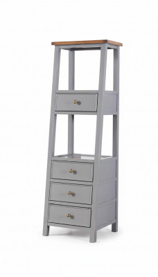 Regal Bicherregal Massivholz natierlech Handaarbecht Regal Büro Vitrin