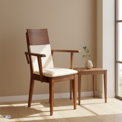 Stillen Stull Lehnstull Pouster Massiv Holz Textil Holz Fotell Lieder Neig Lounge