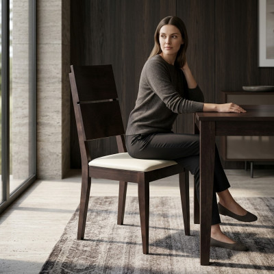 Massiv Still Stull Lehnstuhl Textil Sesselleder Lounge Polster Massiv Holz