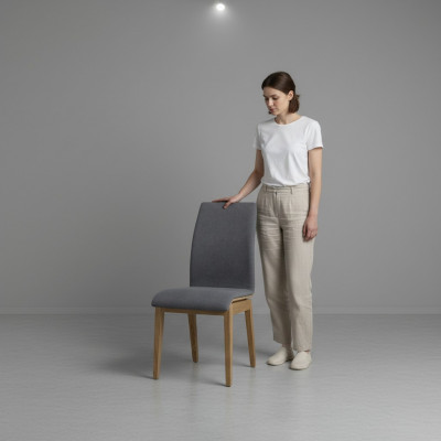 Stull Lehnstull Polster Still Massiv Holz Textil Holz Fauteuil Lieder Nei Lounge