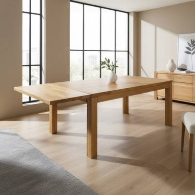 Dësch Iessdësch Massiv Miwwelen Iesszëmmer 180x90cm Echt Holz Vollholz Nei Dëscher