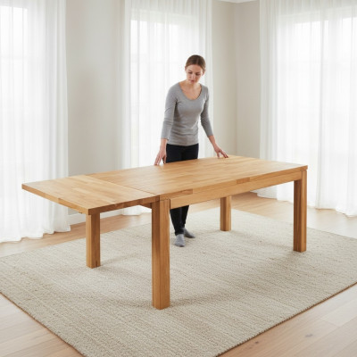 Iessdësch Holz Dëscher Wunn-Iess-Zëmmer Dësch 180x90cm Iessdëscher Massiv Massivholz