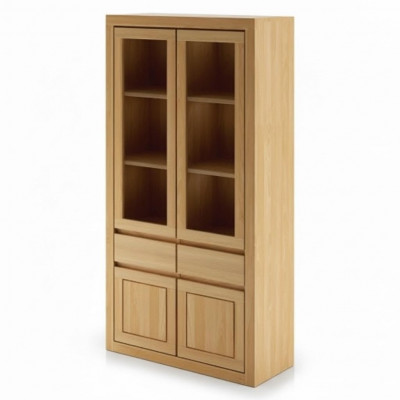 Vitrinne Vitrinnen Schief Glasschief Regal Holzschief Systemregaler Wunnzëmmer