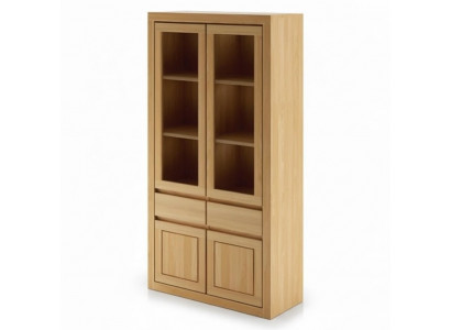 Vitrinne Vitrinnen Schief Glasschief Regal Holzschief Systemregaler Wunnzëmmer