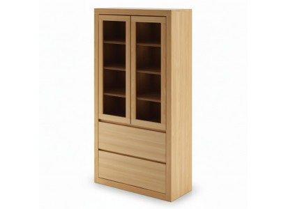 Vitrinn Vitrinnen Schaf Regal Holzschaf System Regaler Wunnzëmmer Glasvitrinn