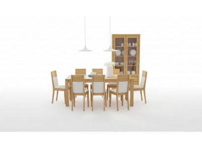 Iessdësch Holz Dëscher Wunn Iess Zëmmer Dësch 180x90cm Massiv Massivholz Iessdëscher