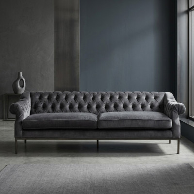 Chesterfield Sofa Canapé Polstersëtzung Stoff Deko Lieder Canapéë Polstersetzer Garnitur