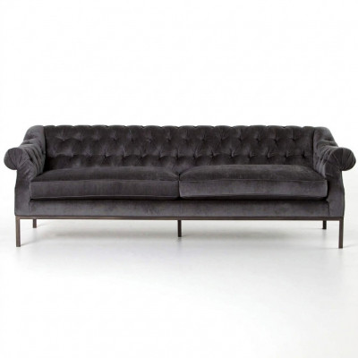 Chesterfield Sofa Canapé Polstersëtzung Stoff Deko Lieder Canapéë Polstersetzer Garnitur